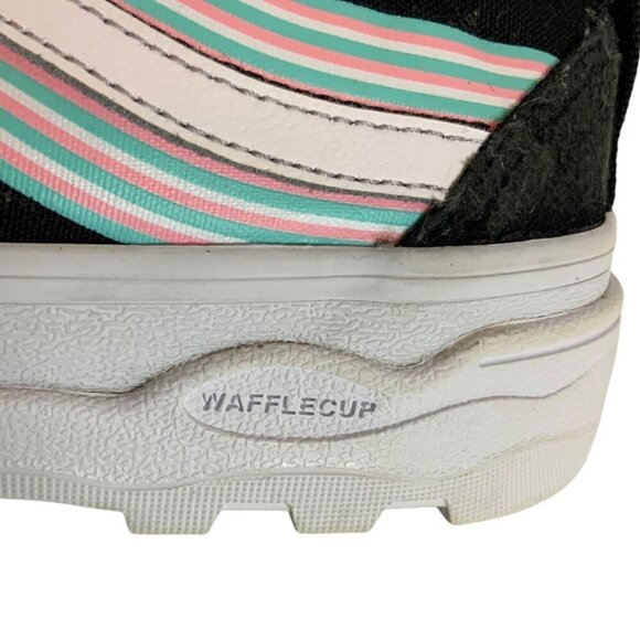 Vans Ultra Cush Pride Sneakers US 6.5 Womens 5 Mens Black Rainbow Trans Stripes - Picture 7 of 10